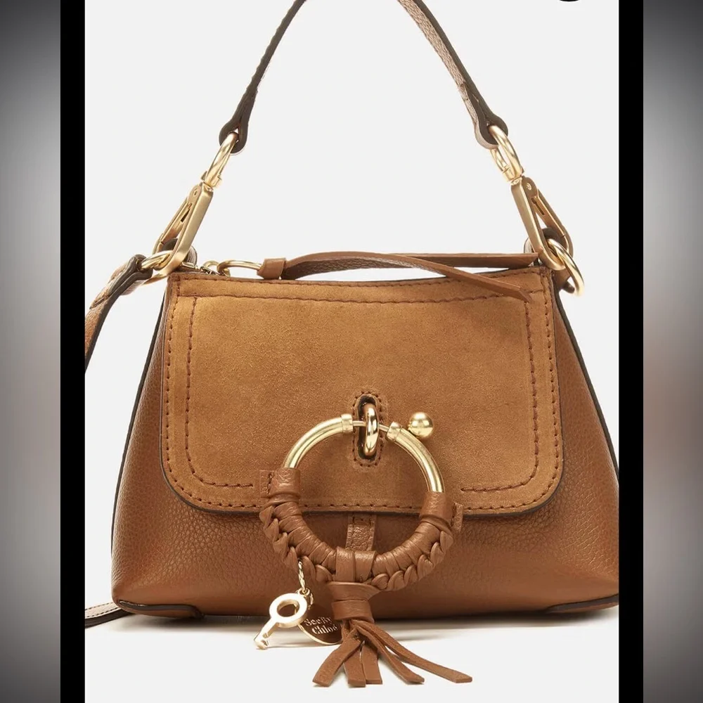 🆕 SEE BY CHLOE LADYLIKE JOAN in CARAMELLO - Picture 2 of 14